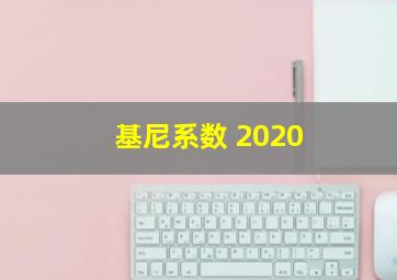 基尼系数 2020